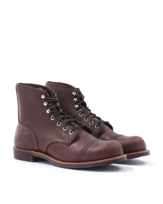 Red Wing Brown 8111 Iron Ranger Boots for men