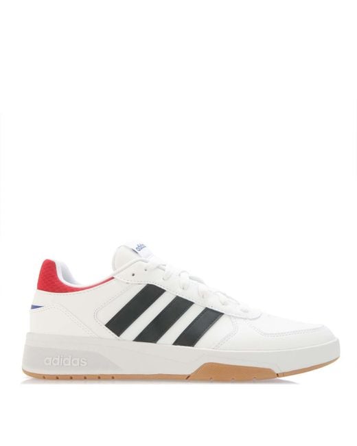 Adidas White Courtbeat Court Lifestyle Trainers for men
