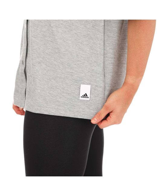 Adidas Gray Lounge Terry Loop Shirt