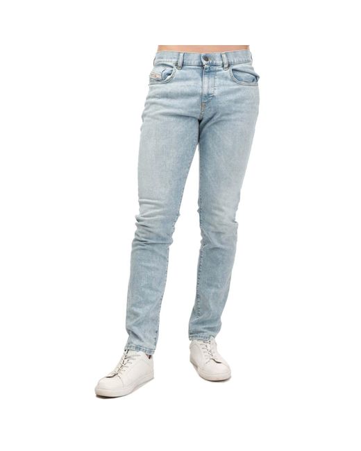 DIESEL Blue D-strukt Slim Jeans for men