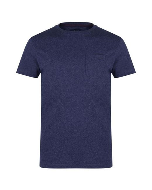 Howick Blue Crewneck T-shirt for men