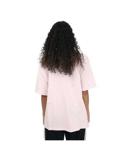 Adidas Pink Healing Crystal Inspired Boyfriend T-shirt