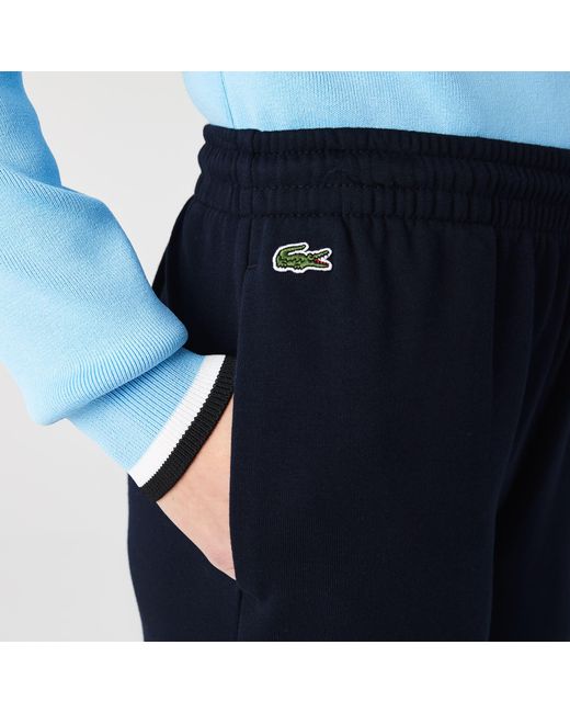 Lacoste Blue Lightweight Fleece Jogging Pants