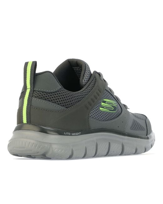 Skechers Gray Track Syntac Trainers for men