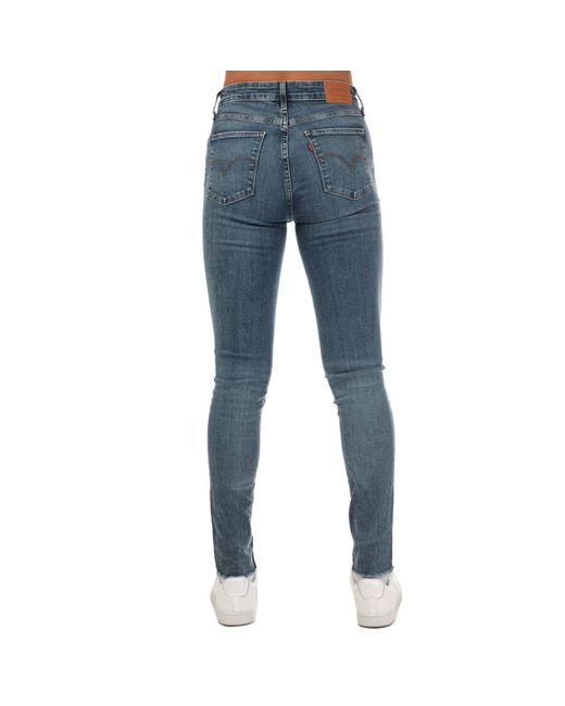 Levi's Blue 721 High Rise Skinny Jeans