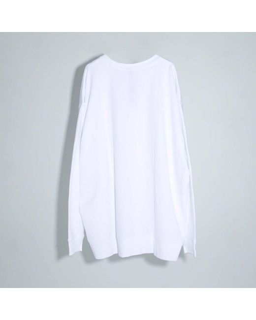 Adidas White All Szn French Terry Sweatshirt for men