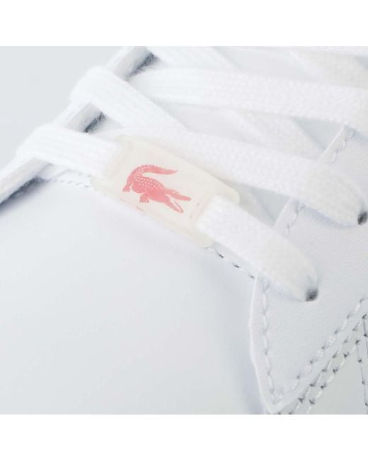 Lacoste White Carnaby Evo Trainers