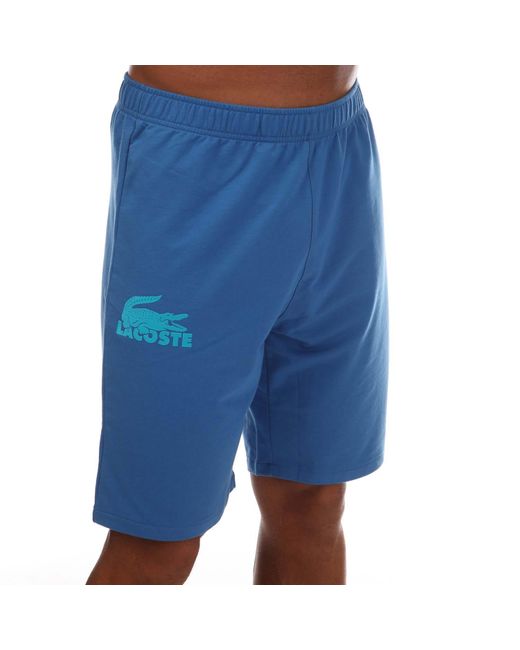 Lacoste Loungewear Shorts in Blue for Men Lyst UK