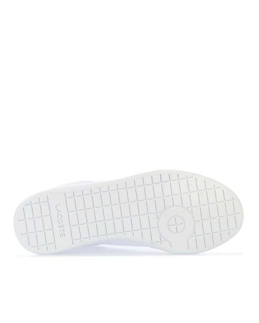 Lacoste White Womenss Carnaby Evo Trainers