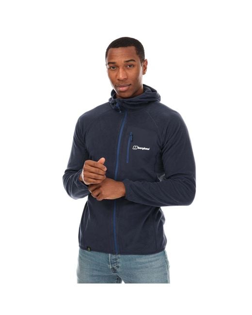 Berghaus Blue Kedron Eco Hooded Fleece Jacket for men