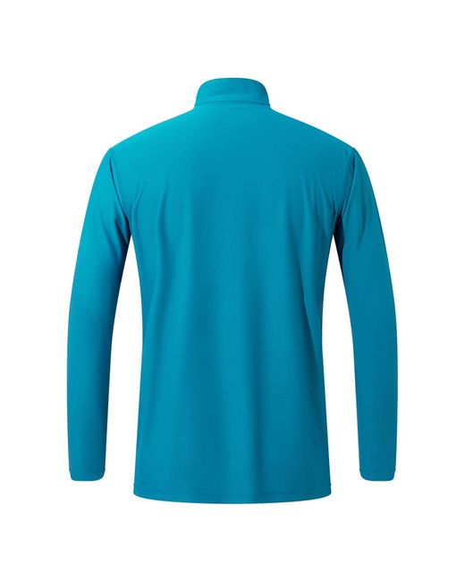 Berghaus Blue 24/7 Tech Tee Long Sleeve Half Zip for men