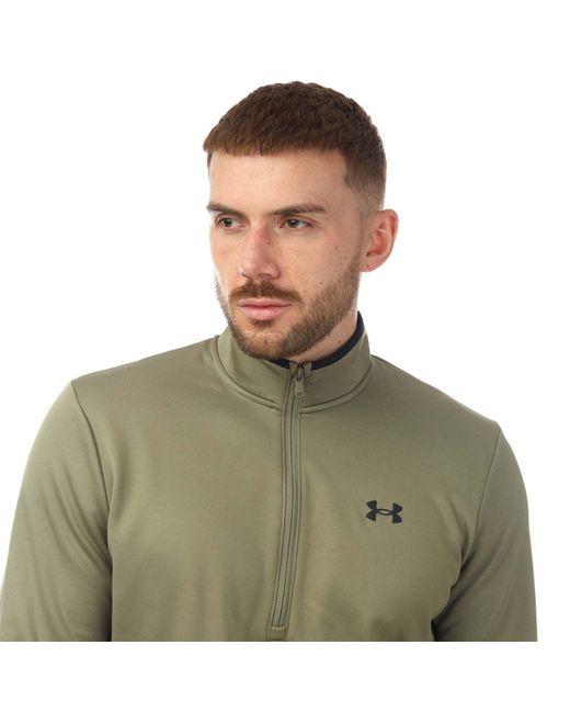 Under Armour Green Armour Fleece 1/2 Zip Sweatshirt for men