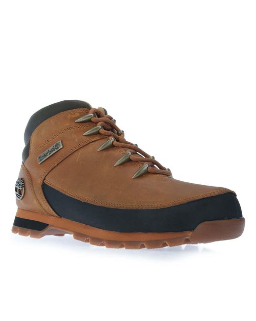 Timberland Brown Euro Sprint Hiker Boots for men