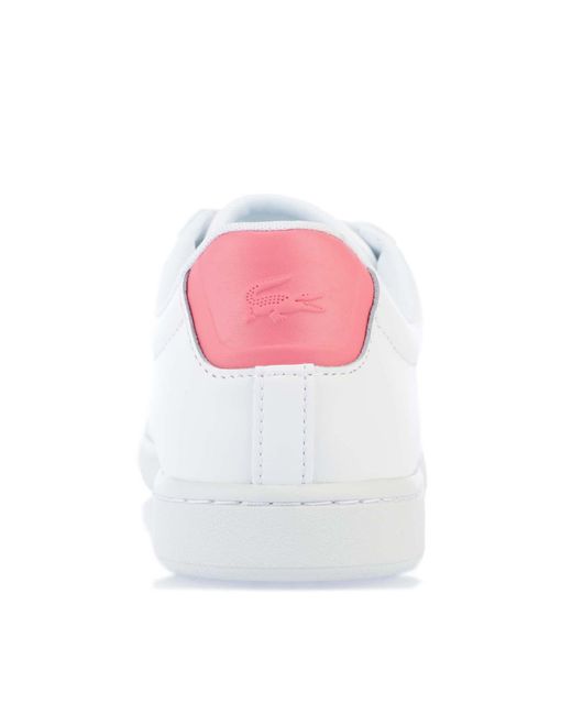 Lacoste White Carnaby Evo Trainers