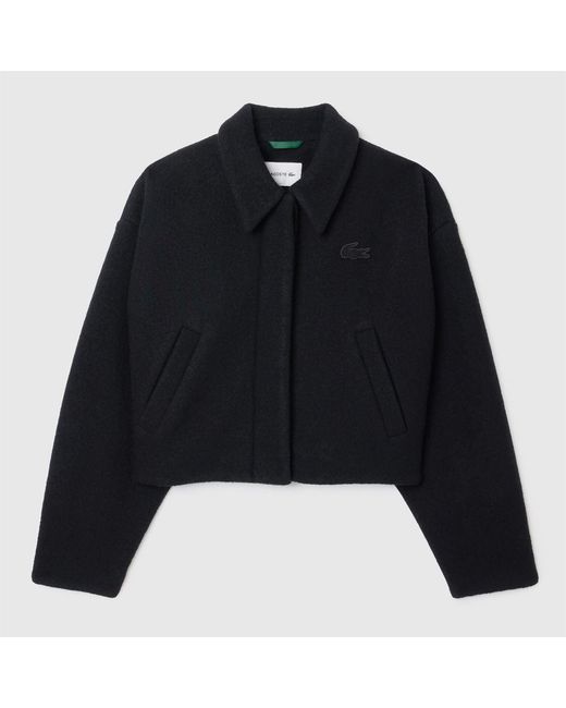 Lacoste Black Cropped Jacket