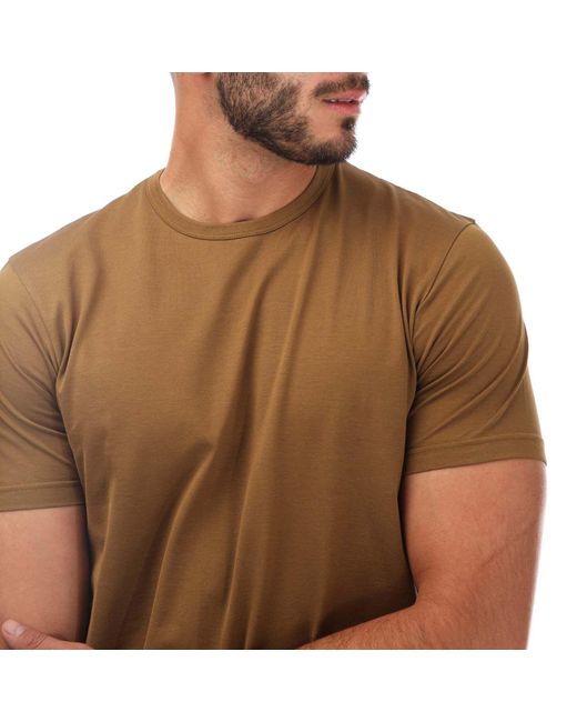 Sunspel Brown Classic T-shirt for men