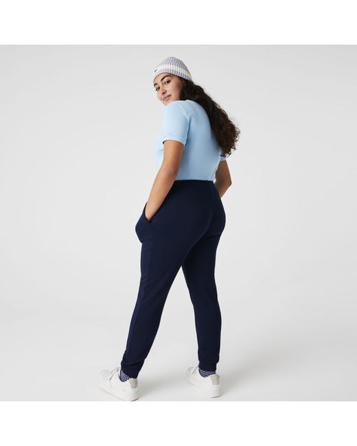 Lacoste Blue Lightweight Fleece Jogging Pants