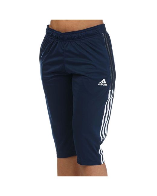 Adidas Blue Tiro 21 3/4 Length Pants