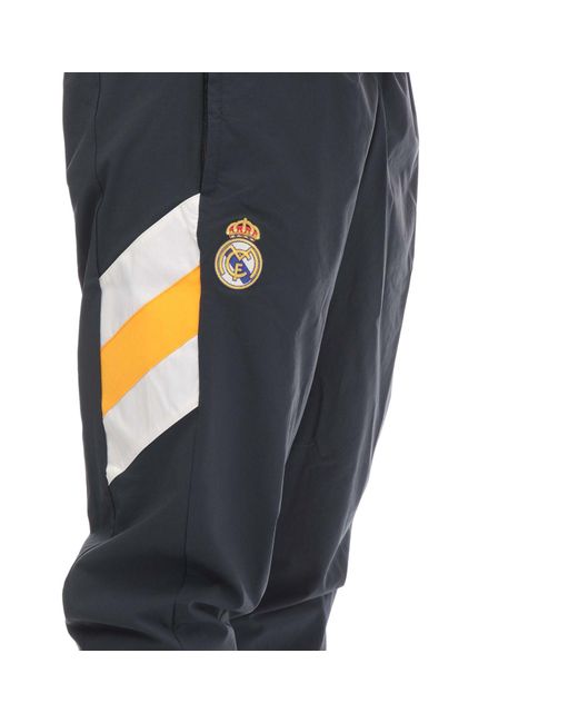 Adidas Blue Real Madrid 2022/23 Icon Woven Pants for men