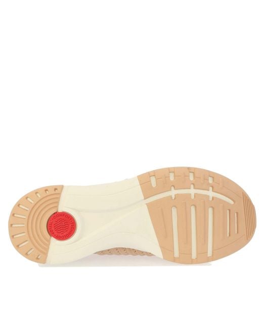 Fitflop Natural Vitamin Ff Metal-pop Knit Trainers