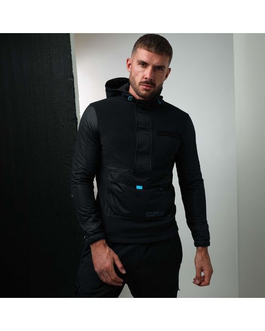 Under Armour Black Coldgear Infrared Utility Half Zip Jacket for men