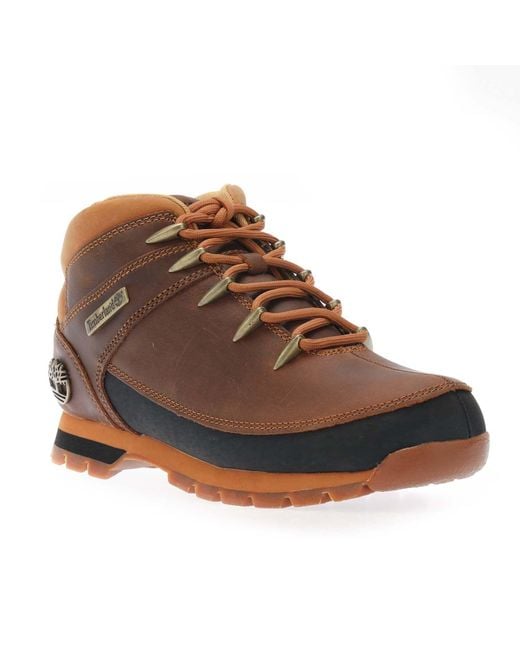 Timberland Blue Euro Sprint Mid Lace Boots for men