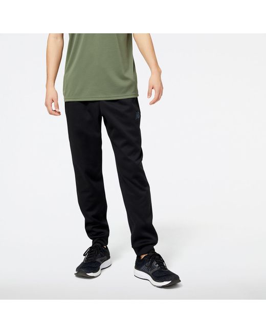 New Balance Black Tenacity Performance Fleece Pants for men