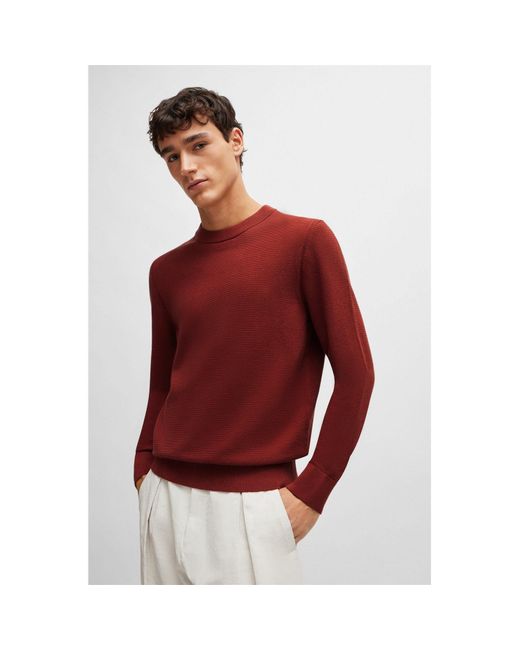 Boss Red Ecaio-p Crewneck Sweatshirt for men