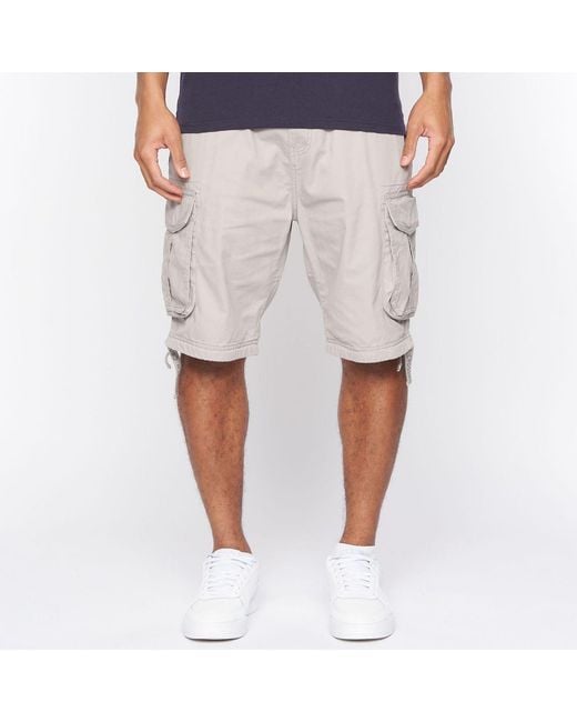Crosshatch Gray Jamstar Cargo Shorts for men