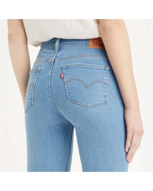 Levi's Blue Levi'S Womenss 712 Slim Snatched Jeans