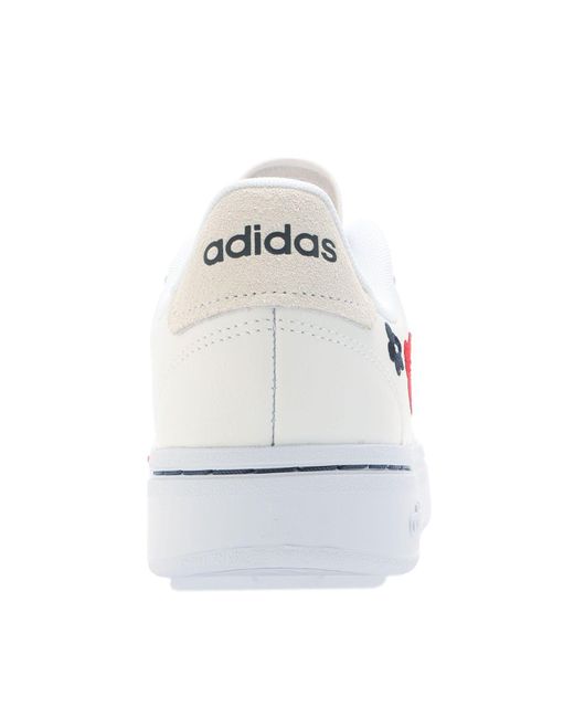 Adidas White Grand Court Alpha Trainers