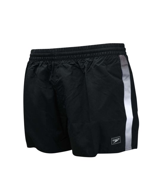 Speedo Black Retro 13" Water Shorts for men