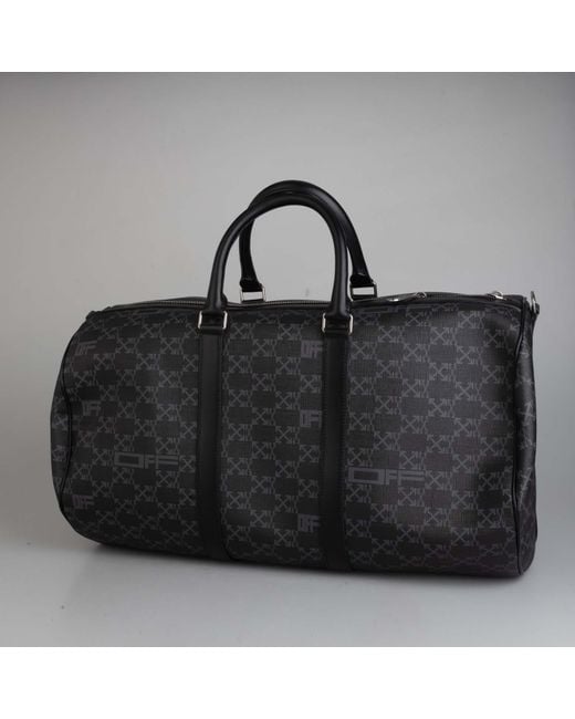 Off-White c/o Virgil Abloh Black Arrow Tuc Duffle Bag for men