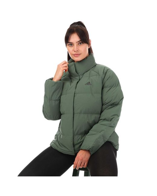 Adidas Green Helionic Relaxed Down Jacket