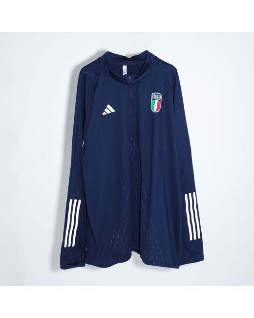 Adidas Blue Italy 2023/24 Pro Training Top for men