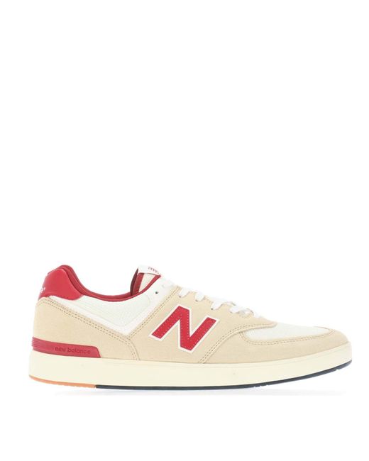 New Balance Pink 574 Court Trainers for men
