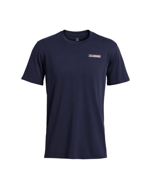 Under Armour Blue Hw Label T-Shirt for men