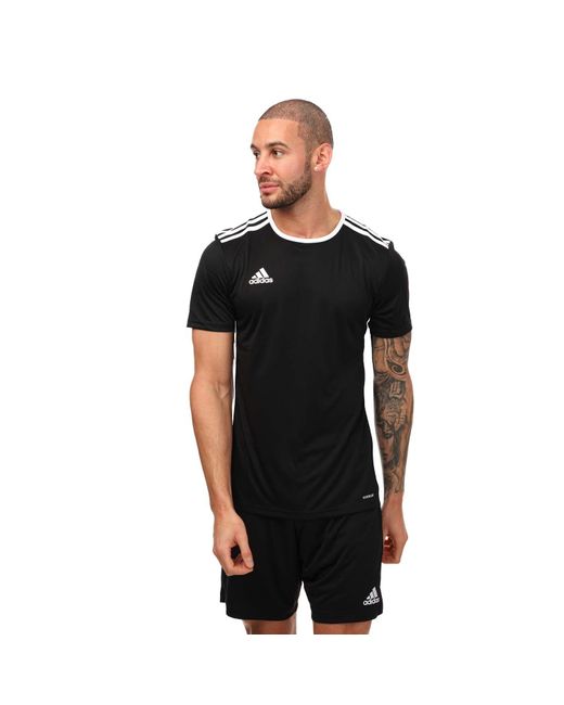 Adidas Black Entrada 18 Training T-shirt for men