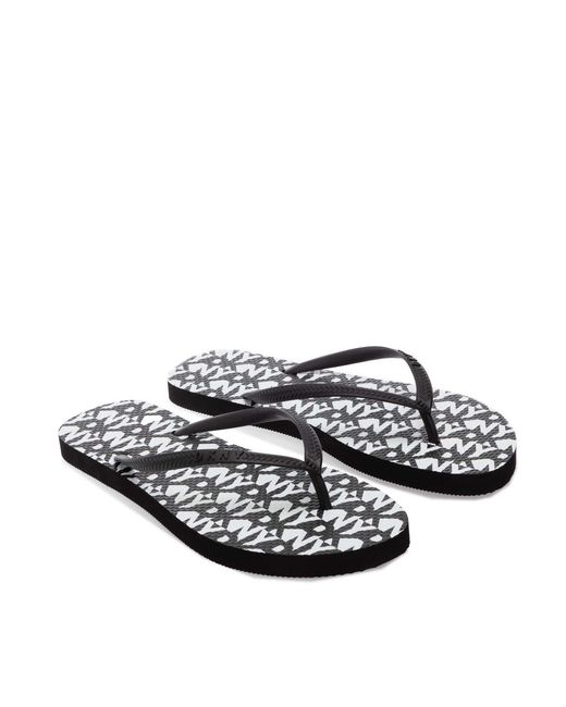 DKNY White Susan Flip Flop Size 3.5