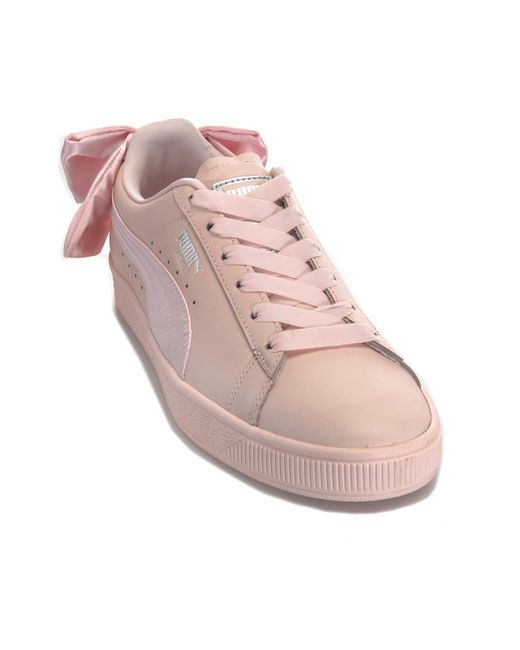 pink puma bow trainers
