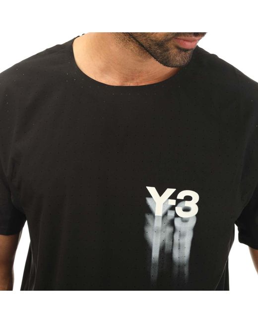 Y-3 Black Running T-shirt for men