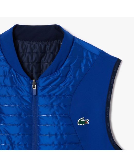 Lacoste Blue Sport Reversible Vest for men