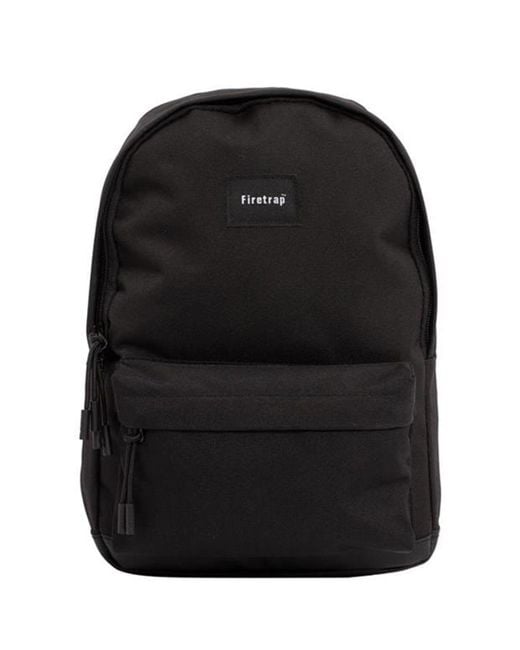 Firetrap Black Mini Backpack for men