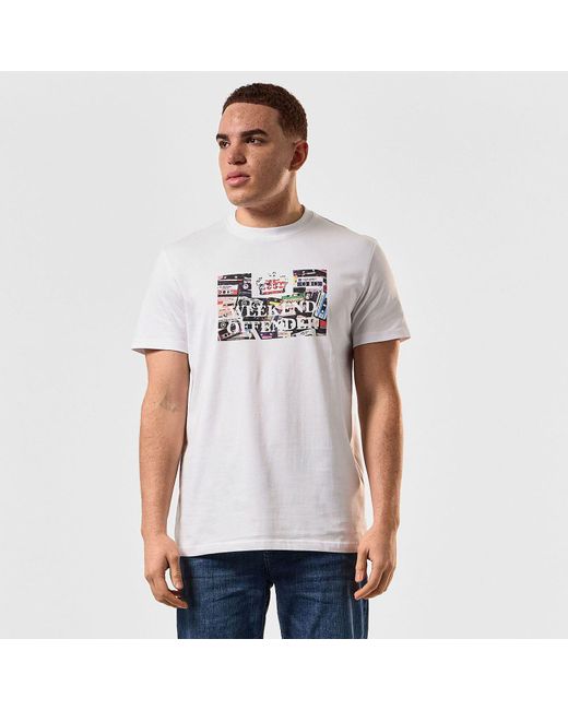Weekend Offender White Keyte Graphic T-Shirt for men