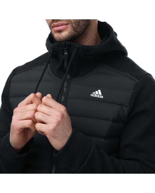 Adidas Black Varilite Hybrid Jacket for men