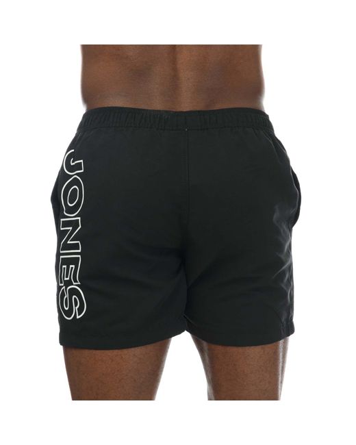 Jack & Jones Black Aruba Swim Shorts for men