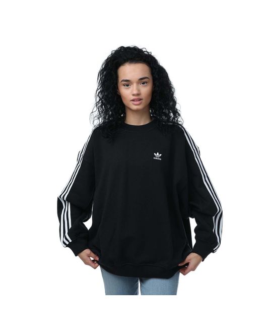 Adidas Originals Black Adicolor Classics Oversized Sweatshirt