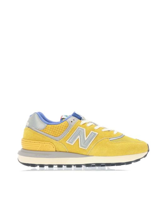 New Balance Yellow 574 Legacy Trainers for men
