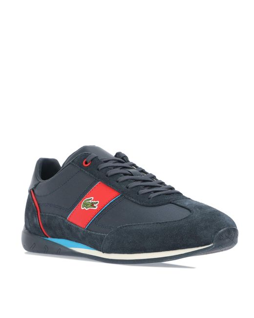 Lacoste Blue Angular Trainers for men
