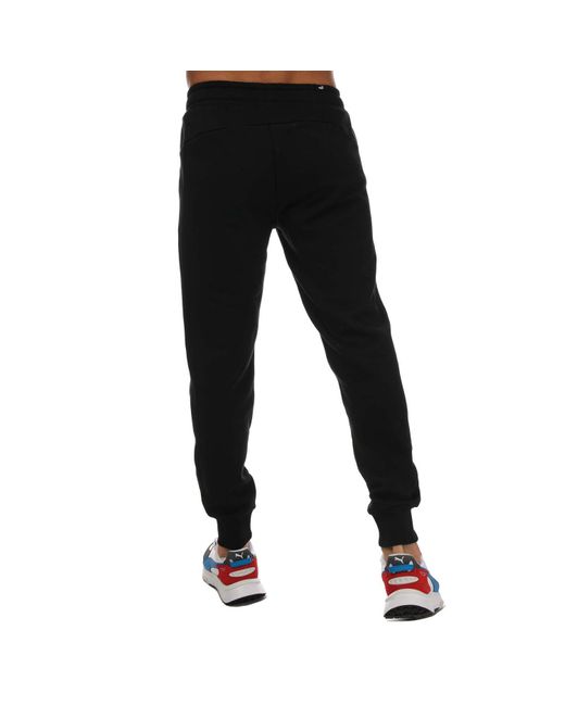 PUMA Black Essentials Logo Sweatpants for men